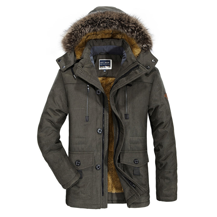Herren Komfortable Winterparka Drune