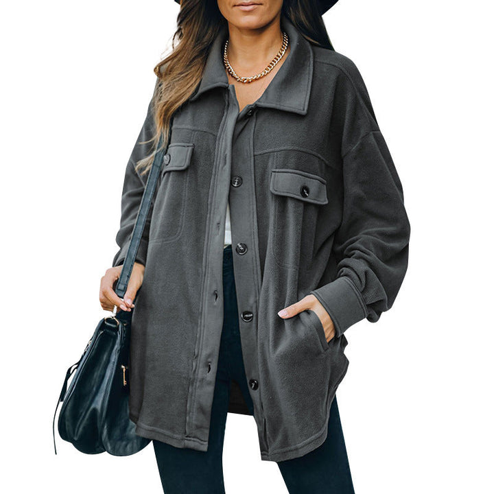 Drune | Fleece-Knopf-Jacke