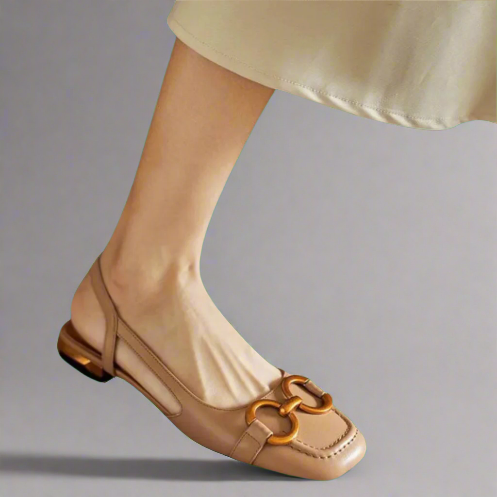 Elegante Orthopädische Sandalen mit Blockabsatz Drune