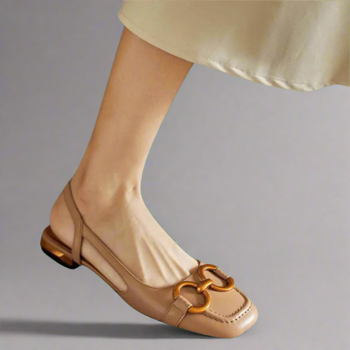 Elegante Orthopädische Sandalen mit Blockabsatz Drune