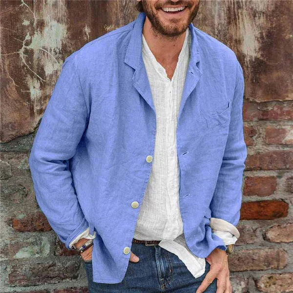 Drune | - Leichte Baumwoll-blazer für Herren: Komfort und Stil