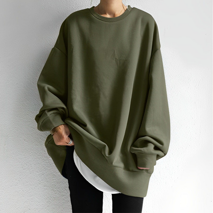 Drune | Pullover für große Damen mit langen Ärmeln