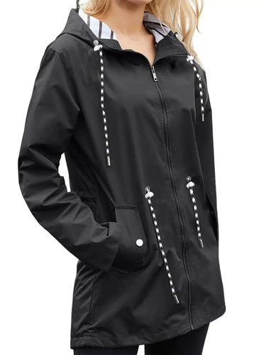Drune | Leichter Regenmantel Outdoor Zeitloser Stil Ideal für den Winter