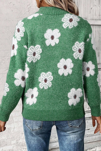 Drune | Pullover mit Blumenmuster für Frauen