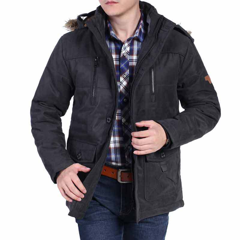 Herren Komfortable Winterparka Drune