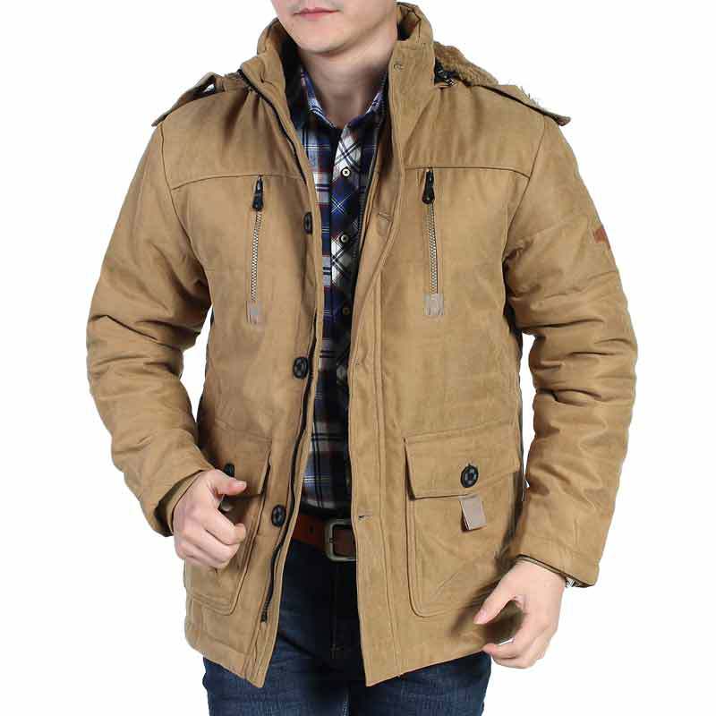 Herren Komfortable Winterparka Drune