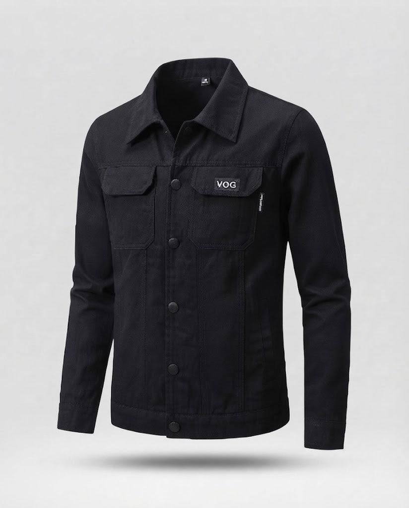 Herren Klassische Suedejacke Drune
