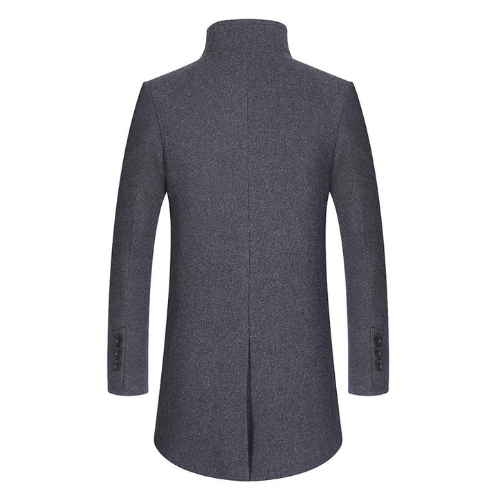 Herren Taillierter Chesterfield-Mantel aus Wollmix mit gesteppter Thermoinnenjacke Drune