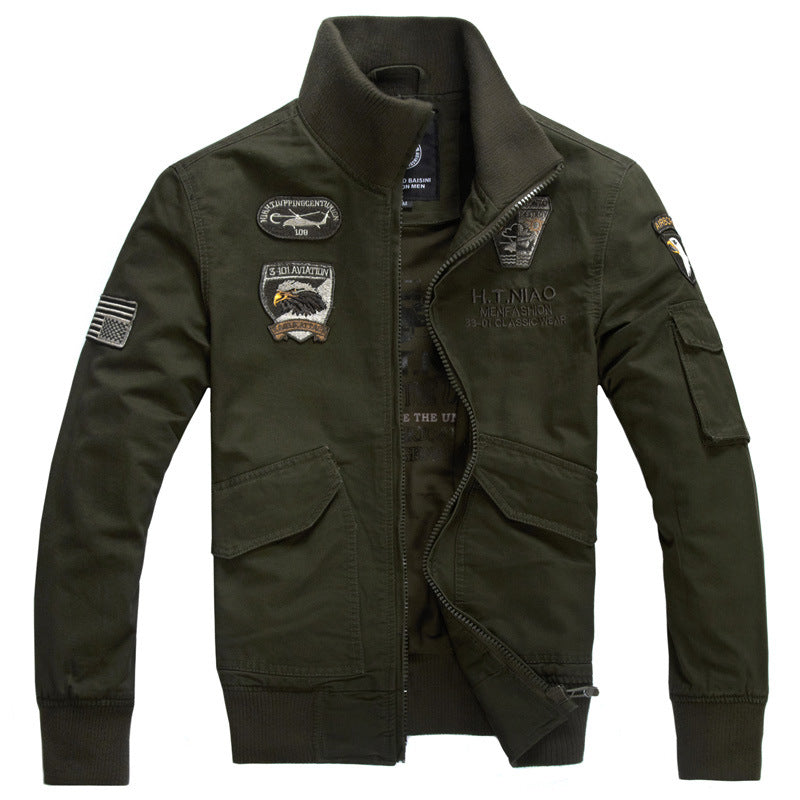 Herren Freizeitjacke im Militärlook Drune