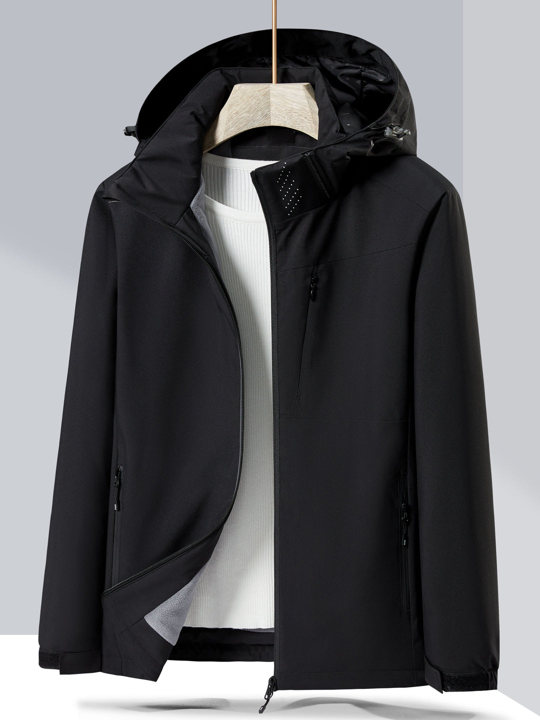 Drune | Wasserdichter Winter-Casual mit Kapuze und Fleece-Futter für Frauen Ideal für Herbst und Winter