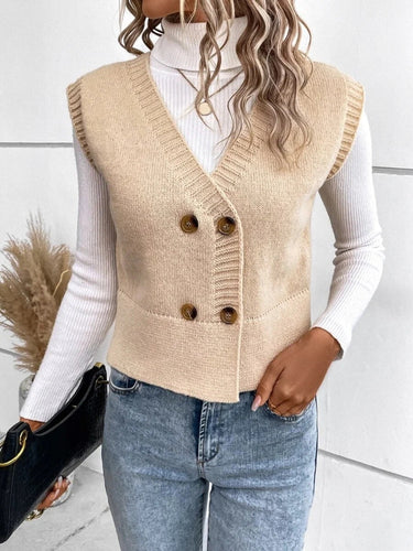 Drune | Strickjacke mit V-Ausschnitt und Knöpfen für Damen
