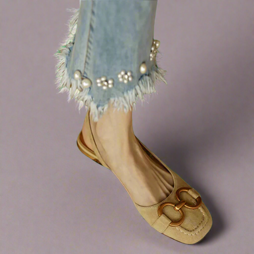 Elegante Orthopädische Sandalen mit Blockabsatz Drune