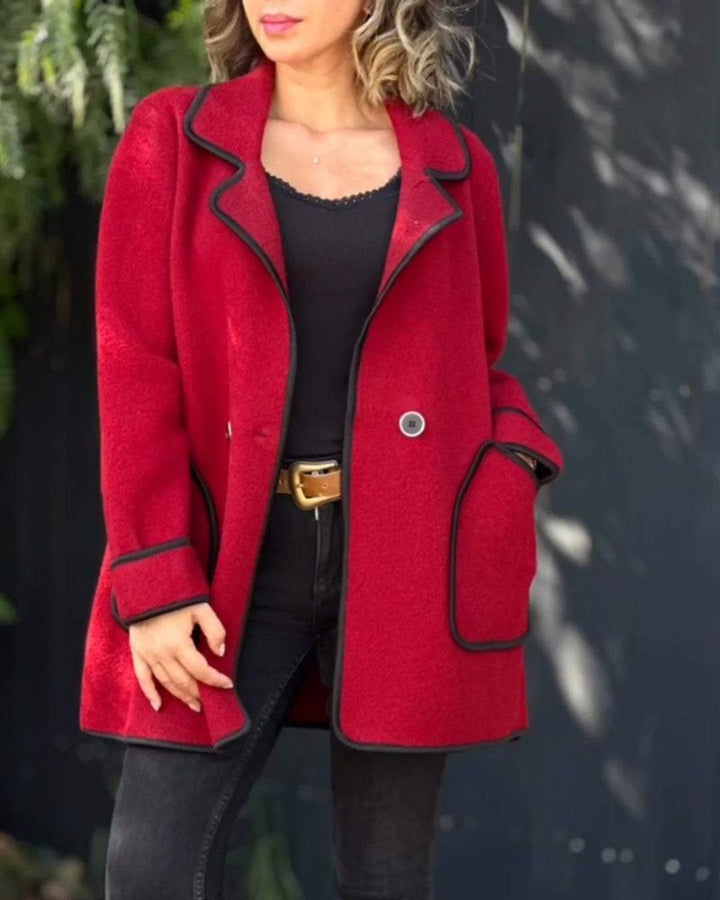 Drune | Kontrastfarbe Freizeitjacke