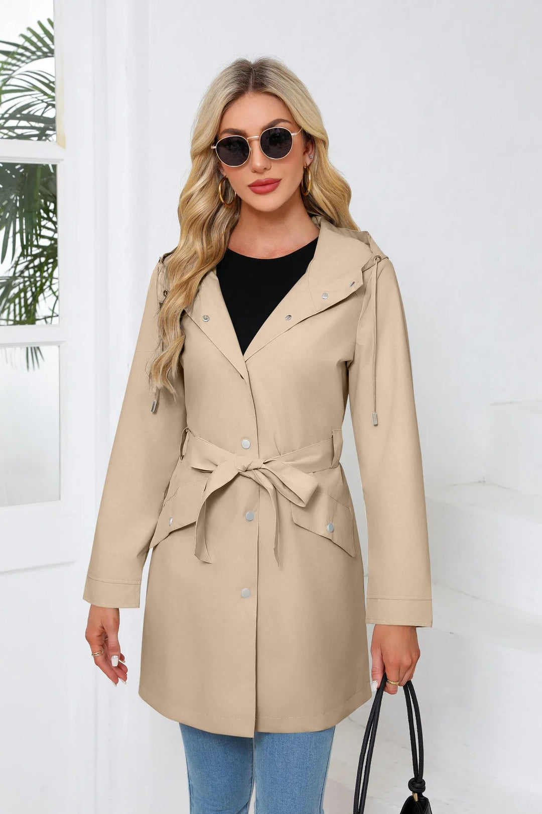 Drune | Kapuzenjacke für Frauen mit Warmer Fütterung