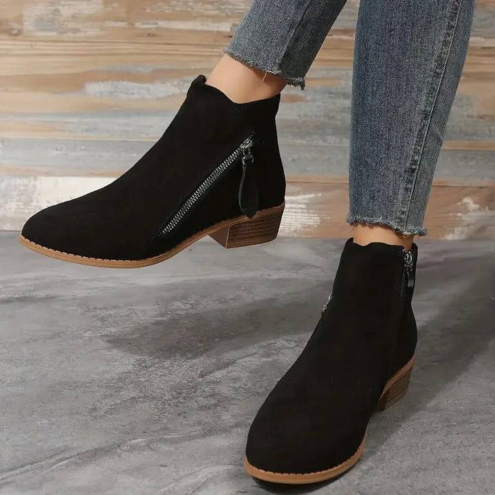 Drune | Stylische Vegan Leder Stiefeletten
