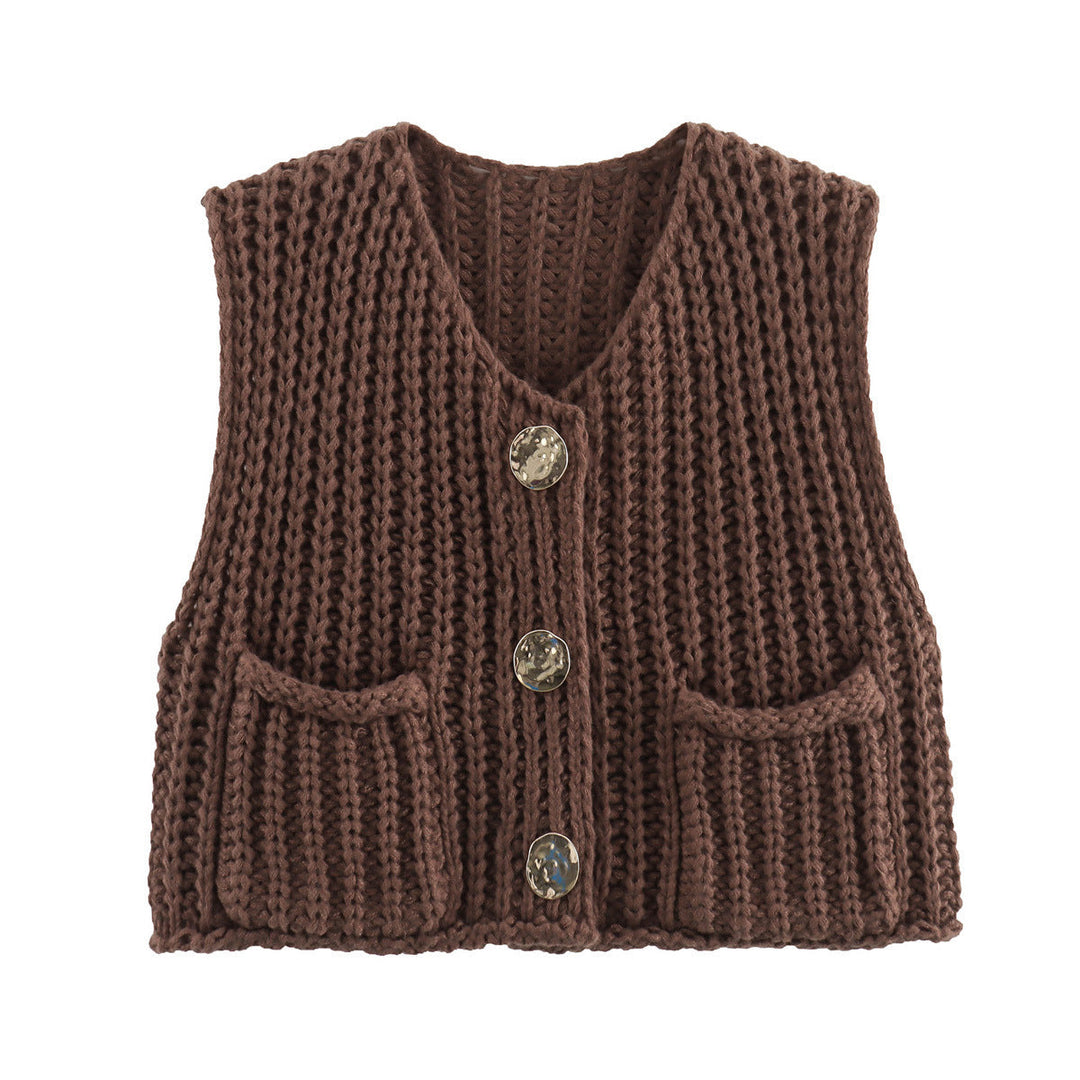 Drune | Ärmellose Gestrickte Weste