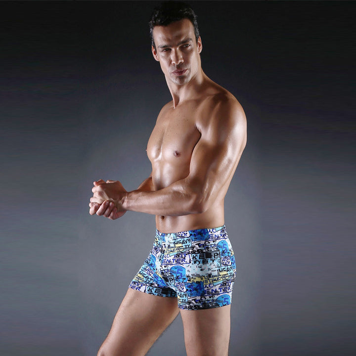 Herren Schwimmshorts mit kreativem Abstract-Muster Drune