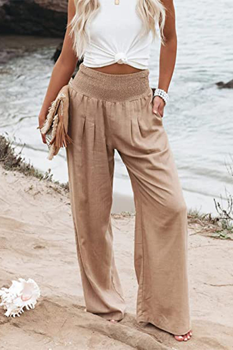 Drune | Elegante Dehnbare Palazzo-Hose für Damen