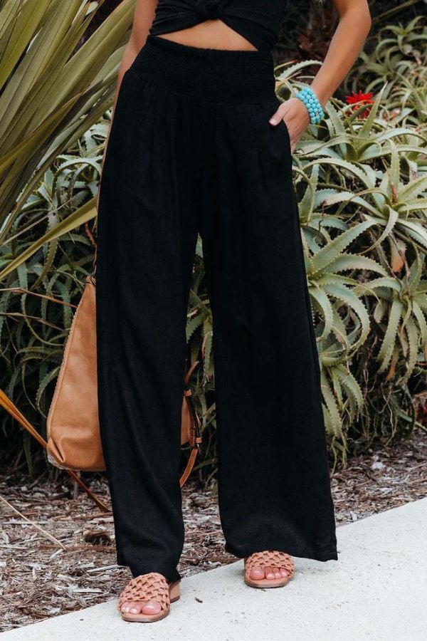 Drune | Elegante Dehnbare Palazzo-Hose für Damen