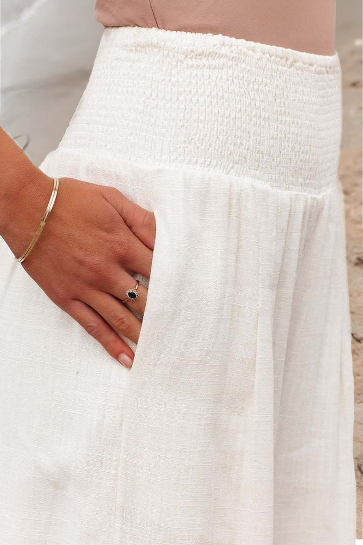 Drune | Elegante Dehnbare Palazzo-Hose für Damen