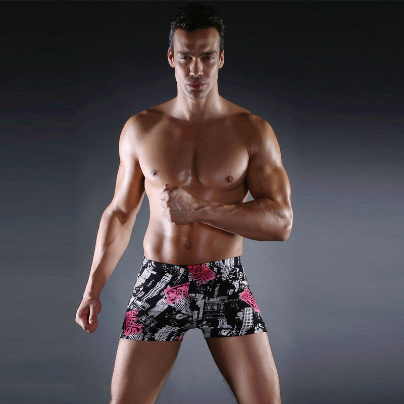 Herren Badeshorts mit modernem Musterdruck Drune