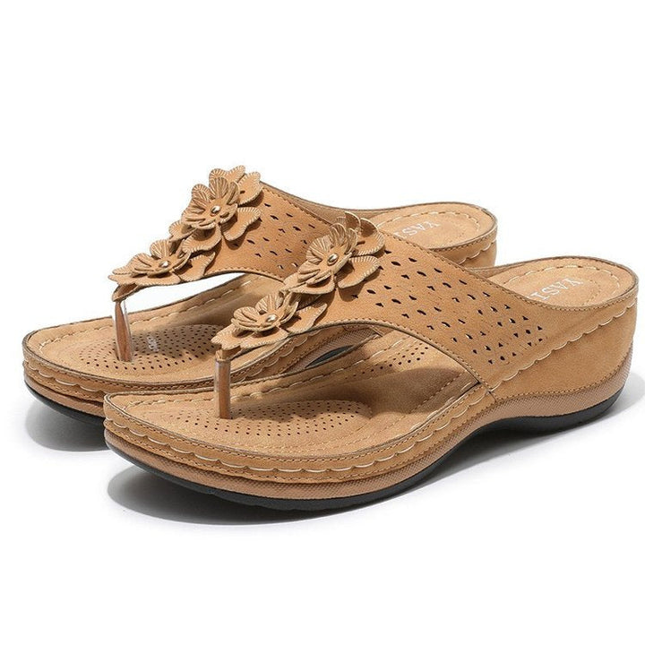 Drune | Atmungsaktive Freizeitschuhe Mit Runder Kappe Und Fischgrätenmuster Blume