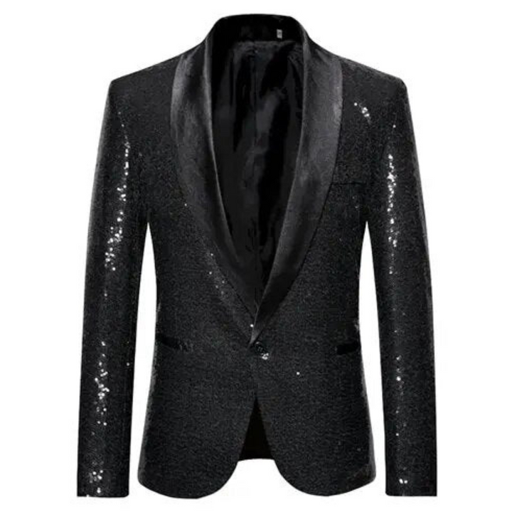 Drune | Herren Blazer mit Pailletten Feier