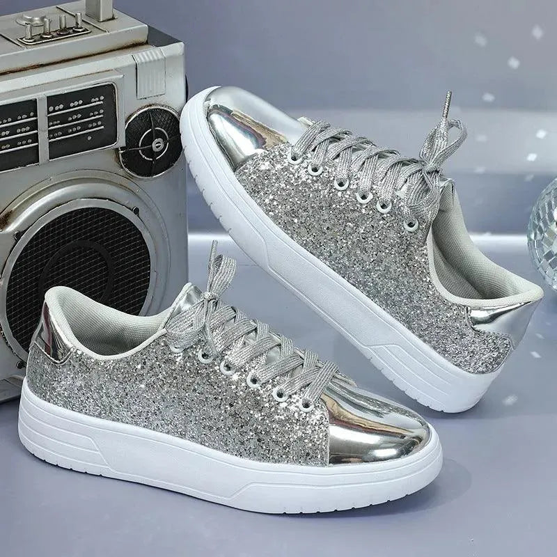 Drune | Glittering sneakers with sequins