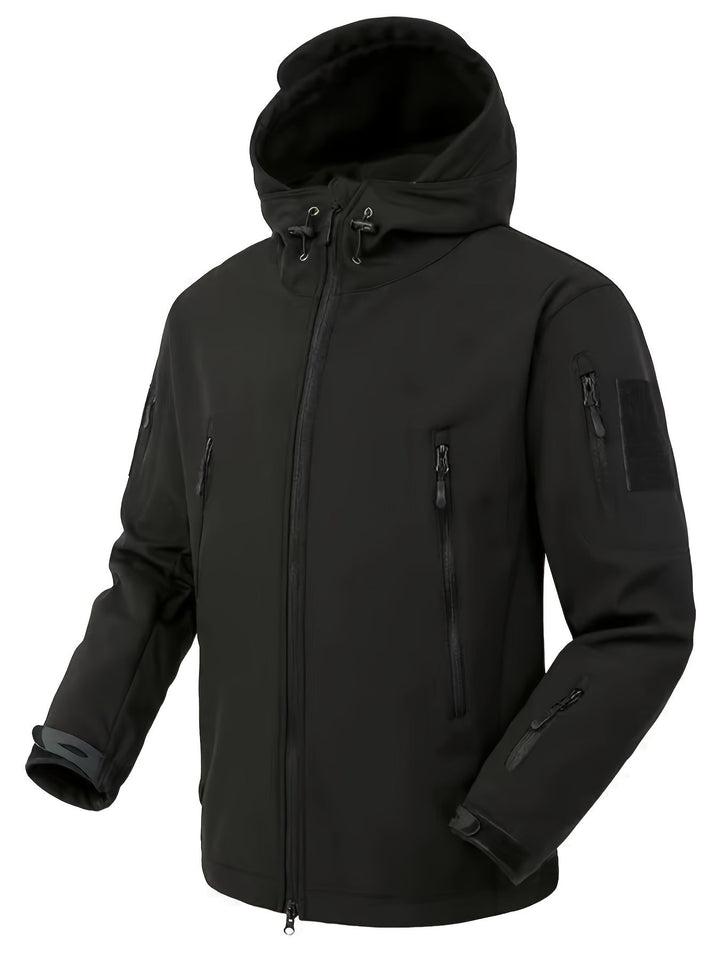 Drune | Taktische Kapuzenjacke mit Reißverschlusstaschen für Männer - Perfekt für Outdoor-Aktivitäten