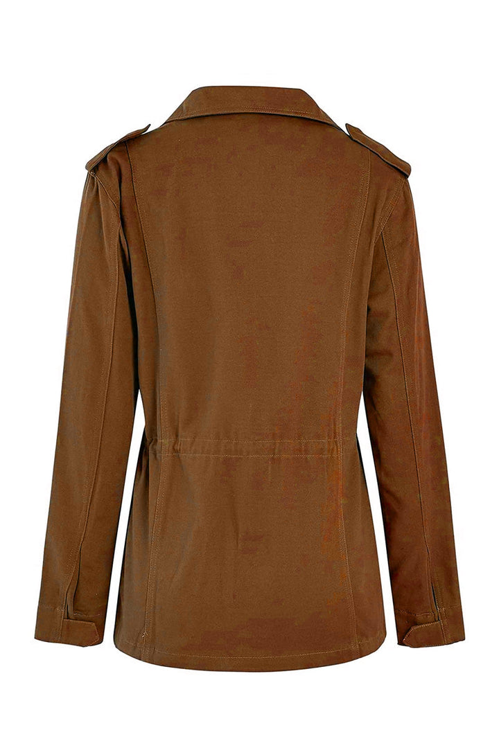 Drune | Kaffeebraune Übergangsjacke