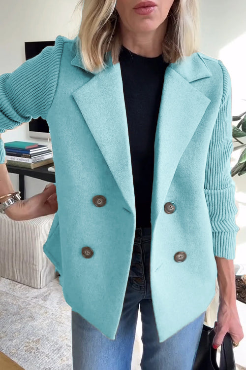 Drune | Eleganter Blazer mit Strickärmeln