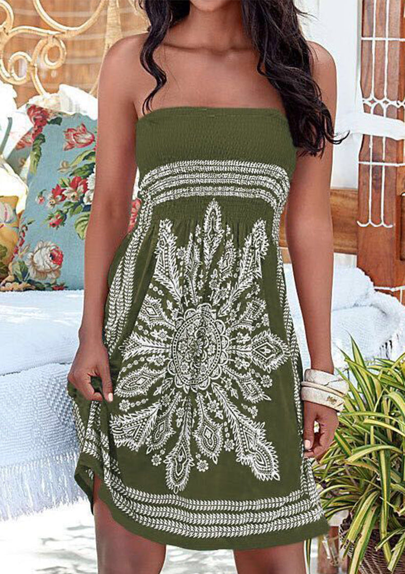 Drune | Bedrucktes Röhrentop-Kleid