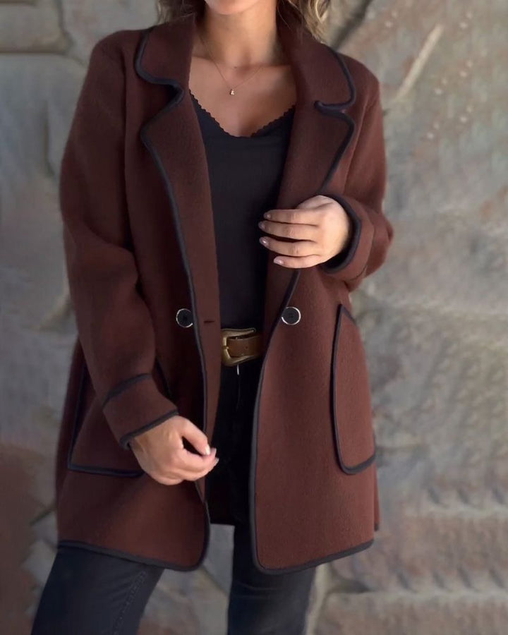 Drune | Kontrastfarbe Freizeitjacke