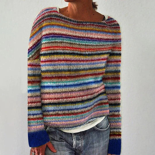 Drune | Gestreifter Pullover Mit Langen Ärmeln
