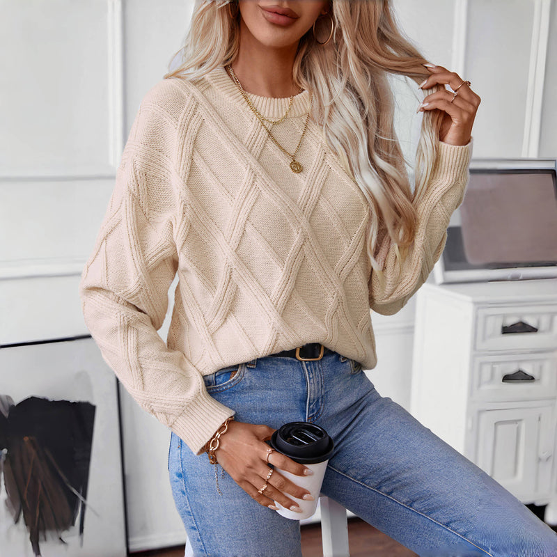 Drune | Einfarbiger Pullover Für Lässige Outfits