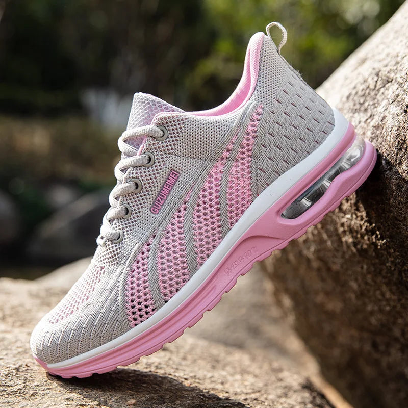 Lebendige Rosa Laufschuhe Drune
