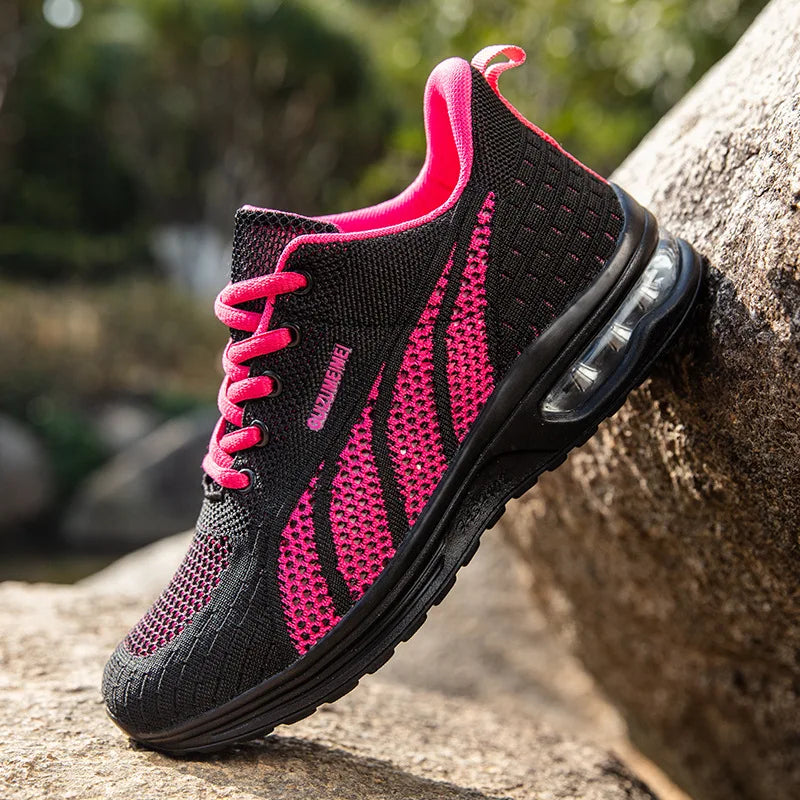 Lebendige Rosa Laufschuhe Drune