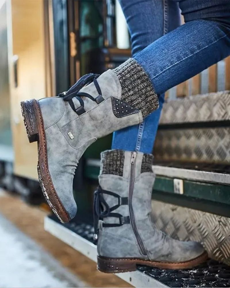 Drune | Echtes Leder Winterstiefel