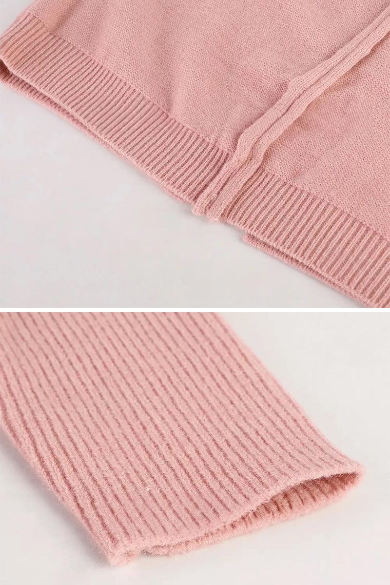 Drune | gestrickter Kapuzenmantel