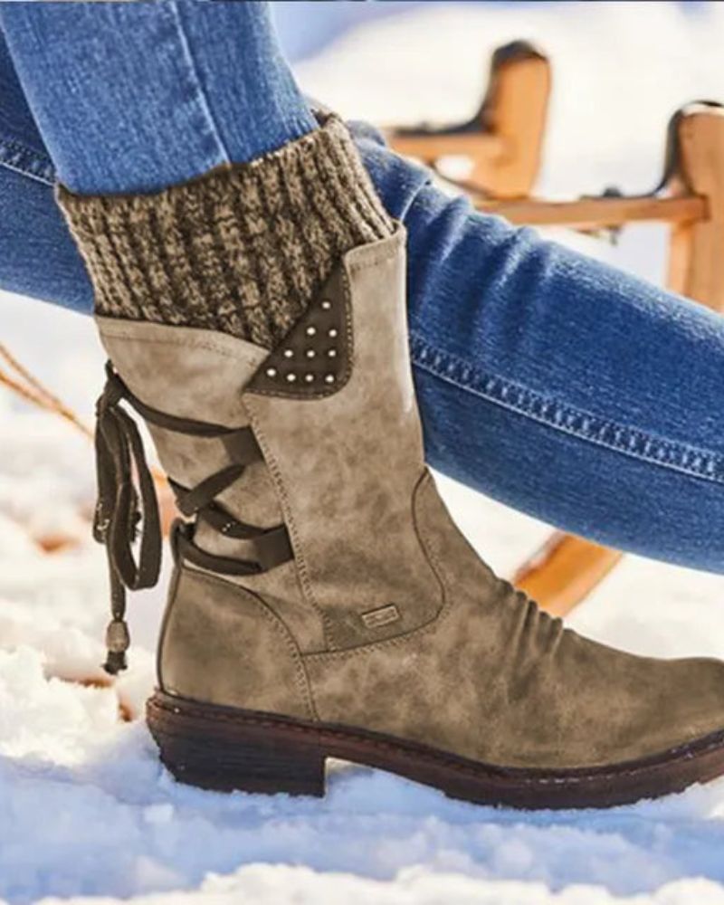Drune | Echtes Leder Winterstiefel