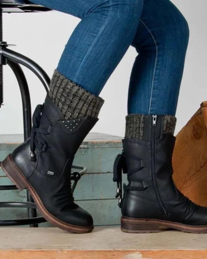 Drune | Echtes Leder Winterstiefel
