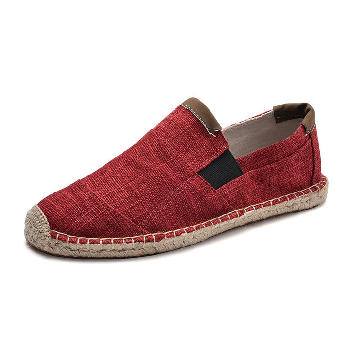 Drune | Boss Stilvolle Handgemachte Leinwandstrohschuhe Sommer-Chic