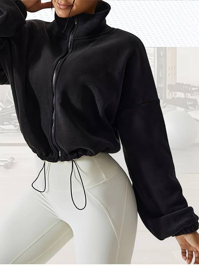 Drune | Damen Steppjacke mit hohem Kragen und Reißverschluss