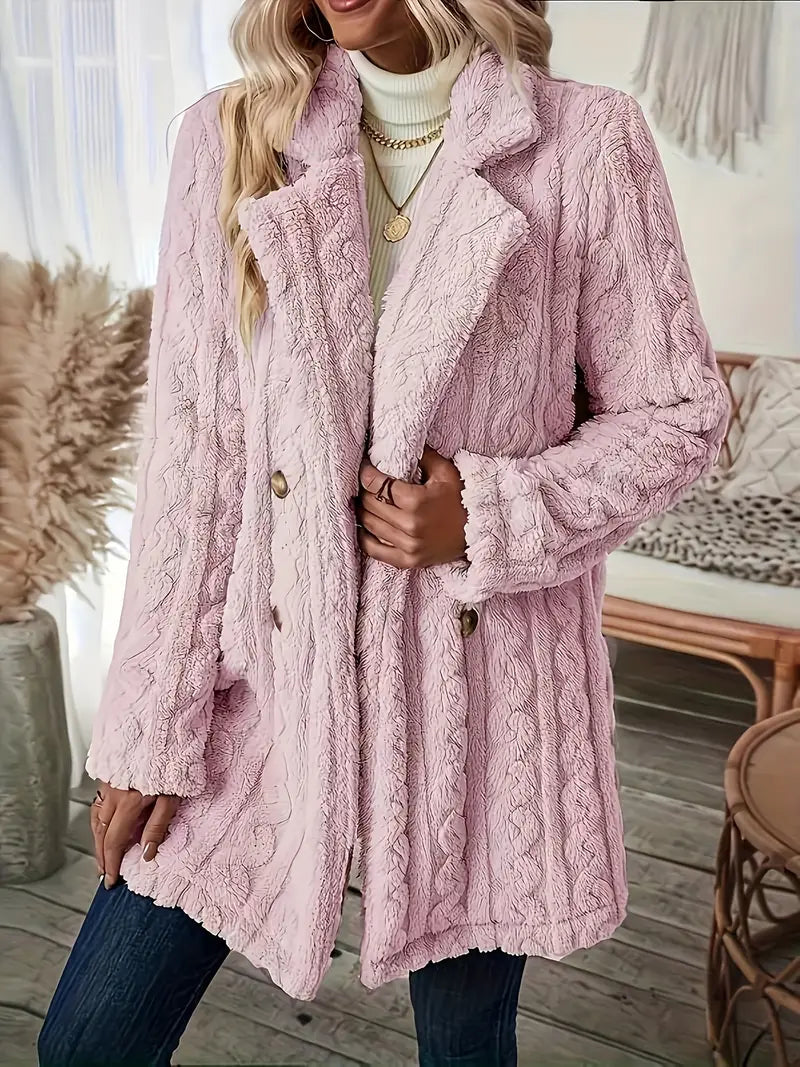 Drune | Weicher Thermal-Mantel für Damen mit Langen Ärmeln Chic