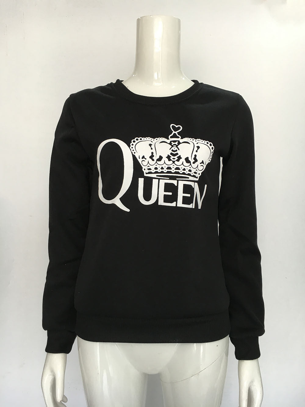 Damen Sweatshirt mit königlichem Aufdruck Drune