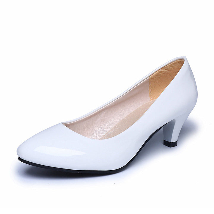 Damen nan klassische Pumps mit niedrigem Kitten-Absatz und gepolsterter Komfortinnensohle Drune