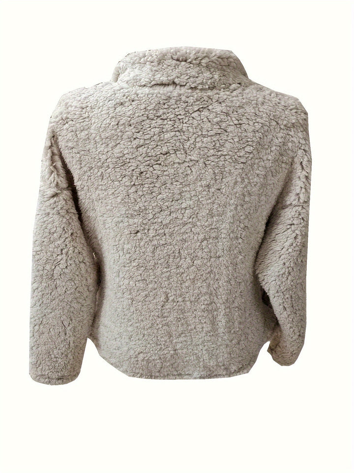 Drune | Leichtgewicht Fleece-pullover mit Reißverschluss Polyester Warm und Bequem