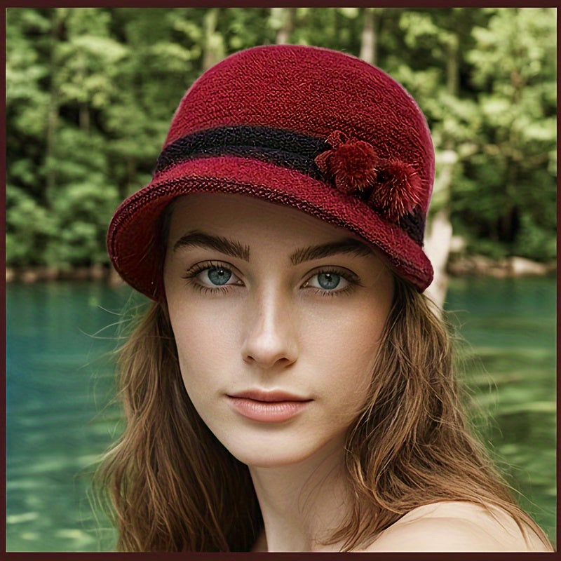 Drune | Schickes Winter Stilvolles Gestricktes Set für Frauen