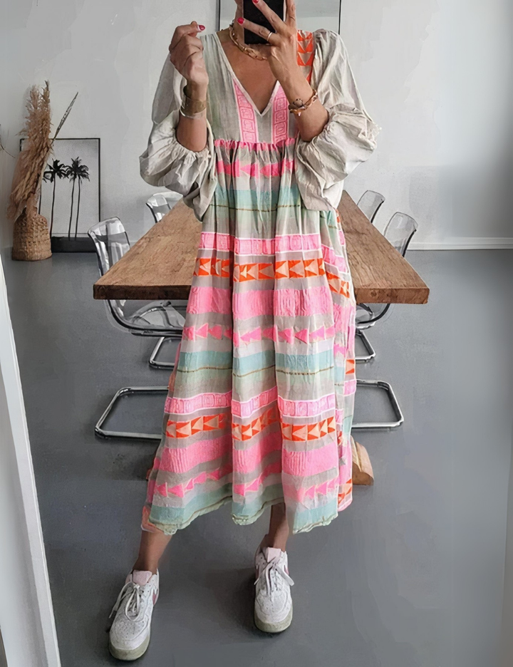 Drune | Boho Stil Damen Maxikleid