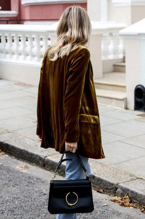 Drune | Blazer aus Samt im Streetstyle